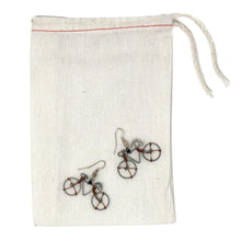 Load image into Gallery viewer, Wire Bicycle Earrings - Creative Alternatives
